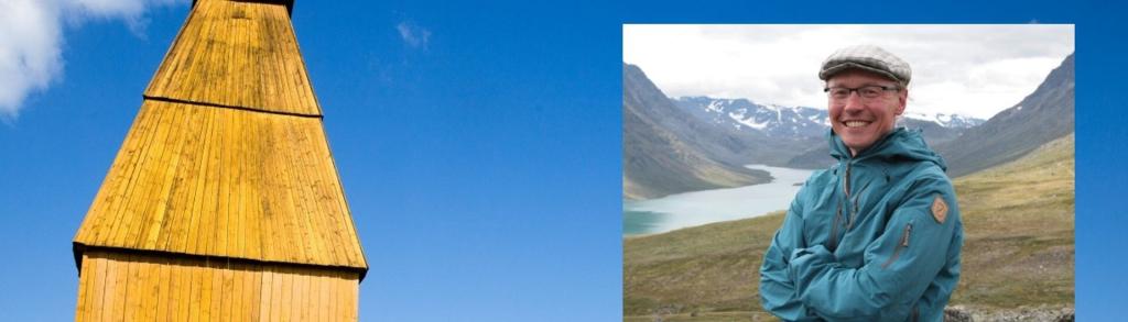 Kuvassa kirjailija Harri Ahonen.