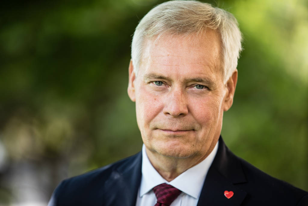 Pääministeri Antti Rinne saapuu Raaheen. Kuva: Laura Kotila, valtioneuvoston kuvapankki.