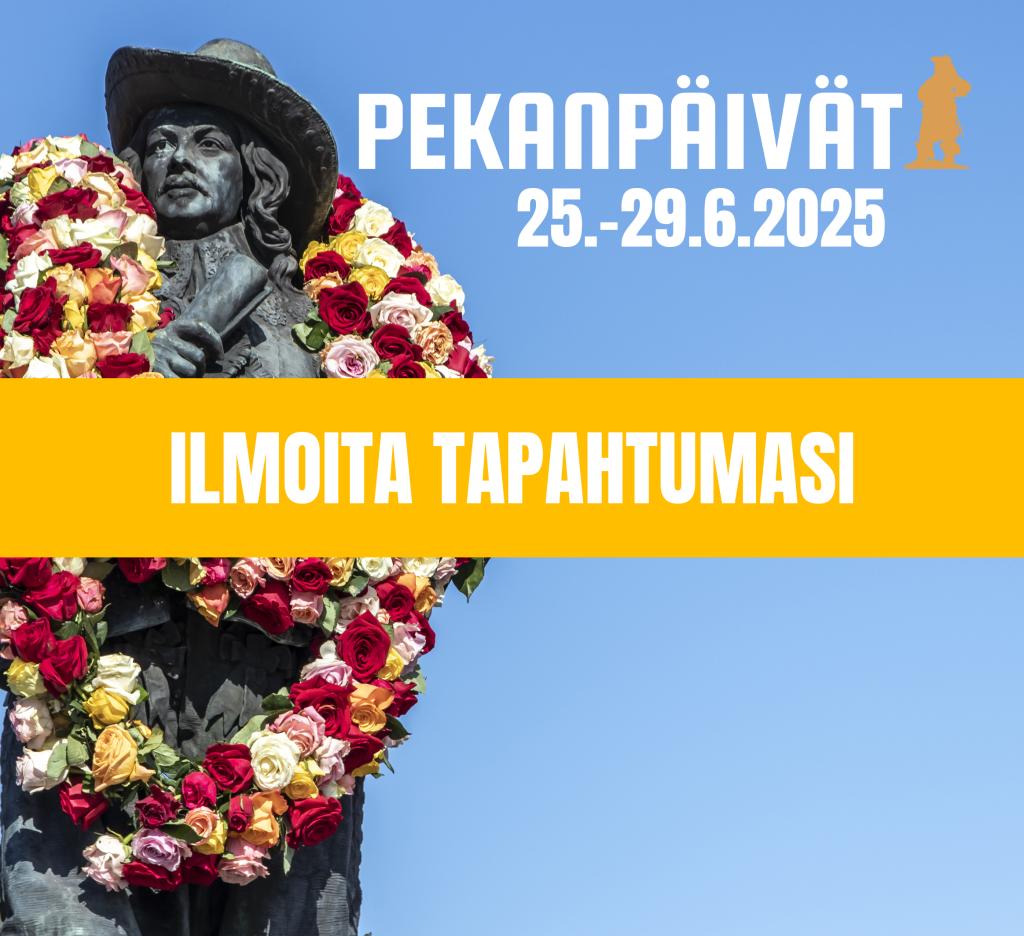 Ilmoita tapahtumasi osaksi Pekanpäivien ohjelmaa