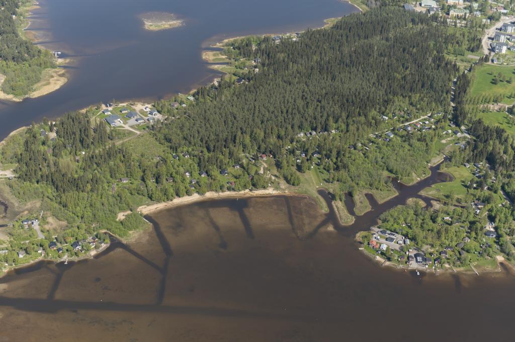 Kuva: Vallas, 2021. Kesäinen ilmakuva Pitkänkarin alueelta.