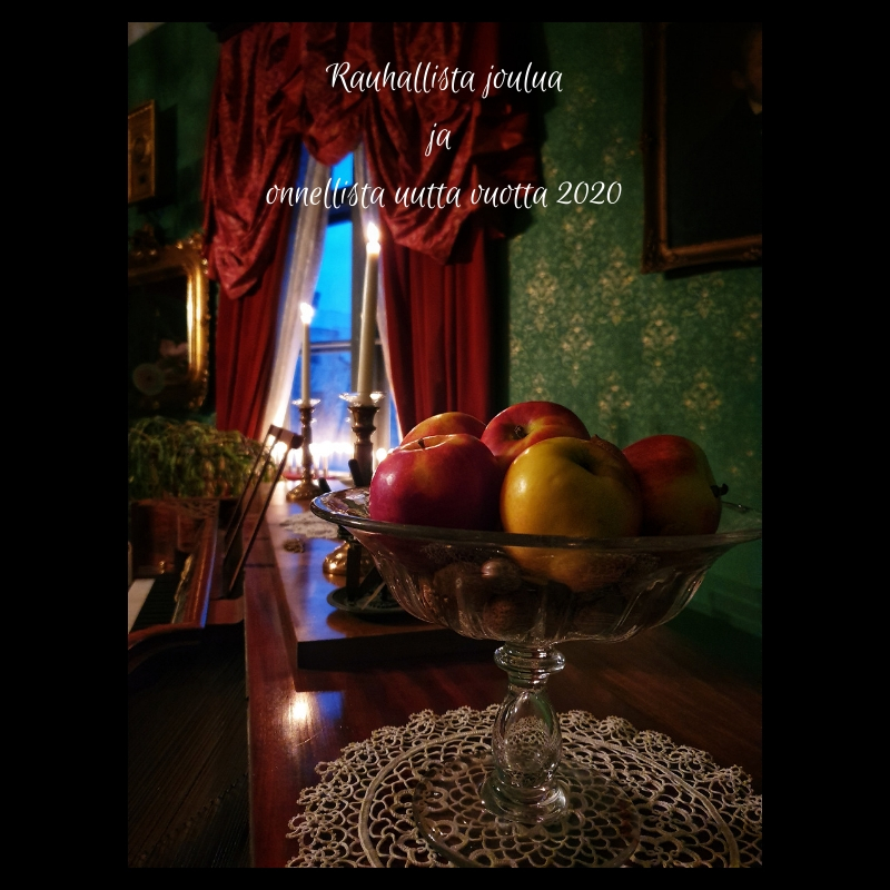 Rauhallista joulua ja onnellista uutta vuotta 2020! Kuva: Raahen museo.