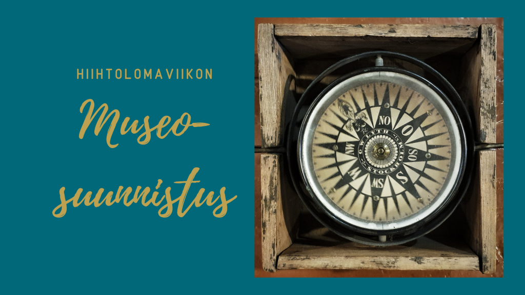 Hiihtolomaviikon museosuunnistus.
