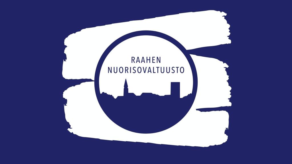 Hae mukaan Nuorisovaltuustoon vaikuttamaan. Kuva: Raahen Nuorisovaltuusto. Kuvassa Raahen Nuorisovaltuuston logo.