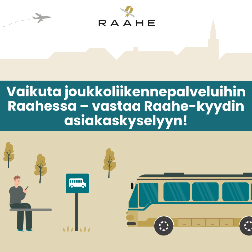 Vastaa Raahe-kyydin asiakaskyselyyn.