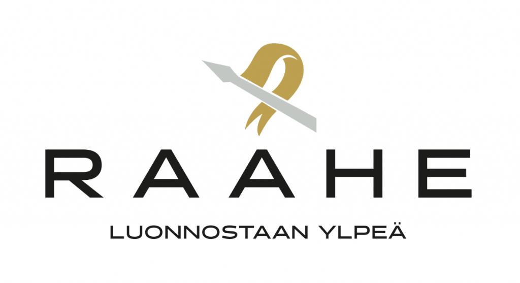 Raahen logo Luonnostaan ylpeä -sloganilla.