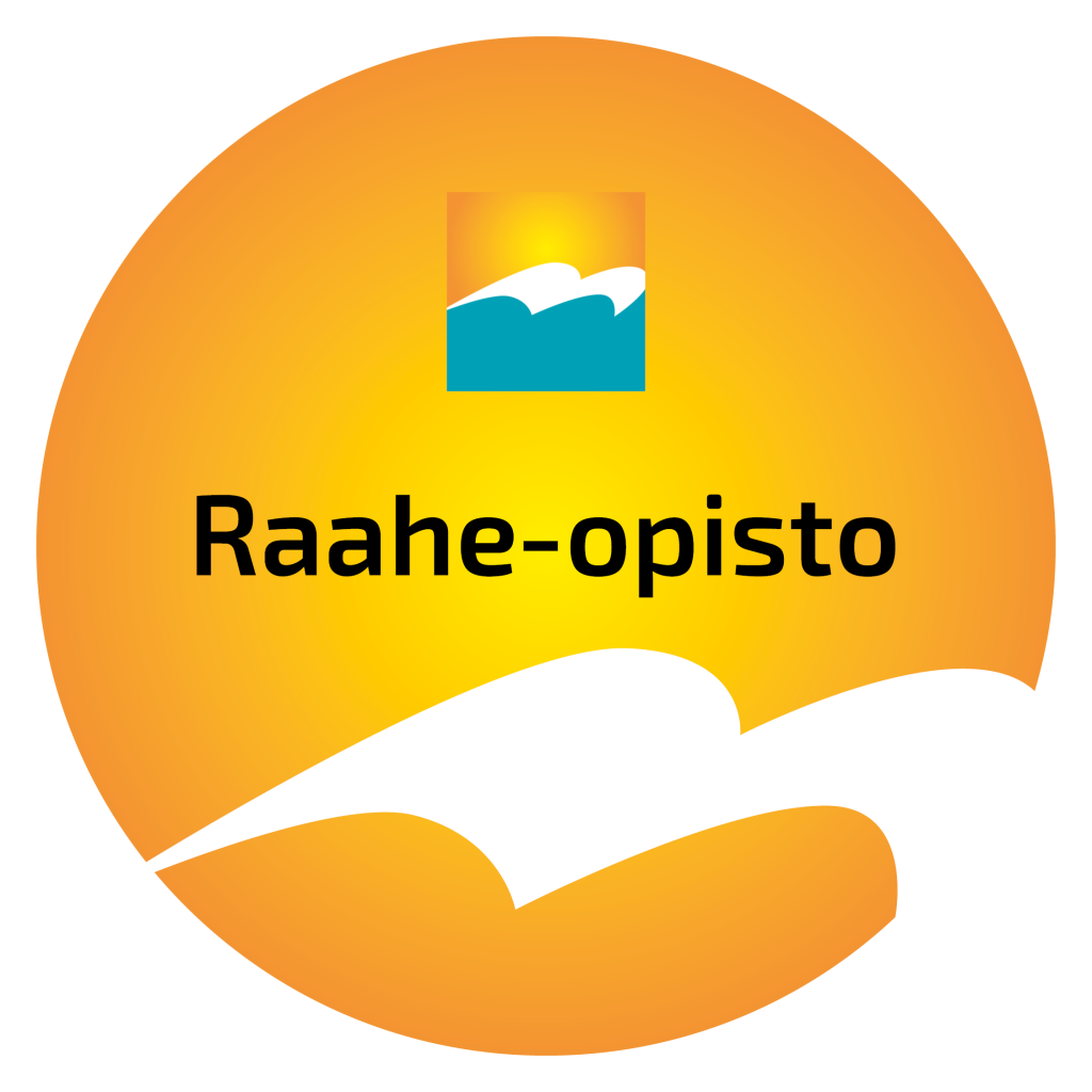 Raahe-opiston pyöreä logo