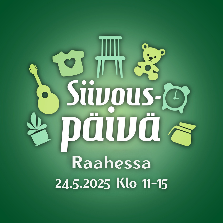 Siivouspäivä Raahessa 24.5.2025 tapahtumamainos.