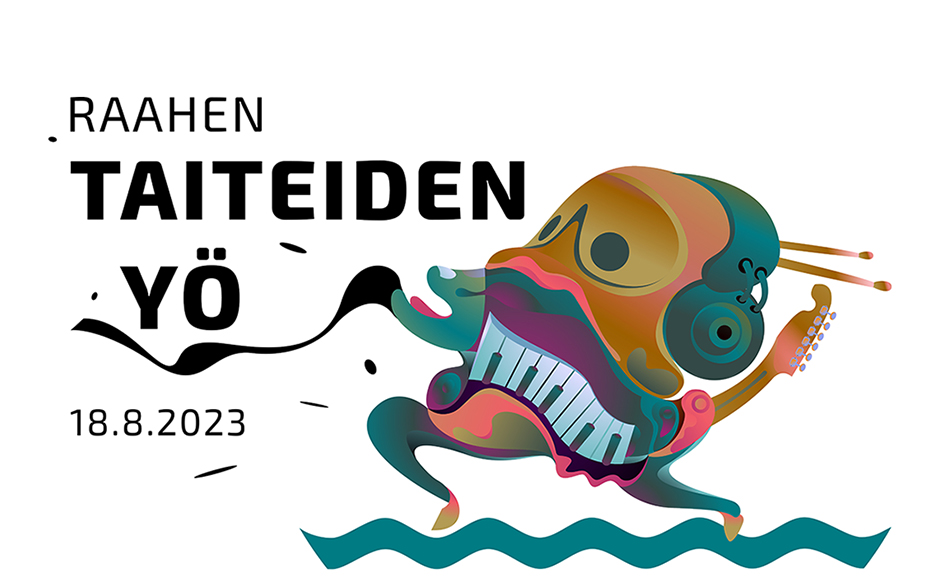 Taiteiden yö logo. Taiteiden yö logo.