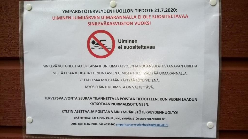 Varoitusteksti kuvamuodossa