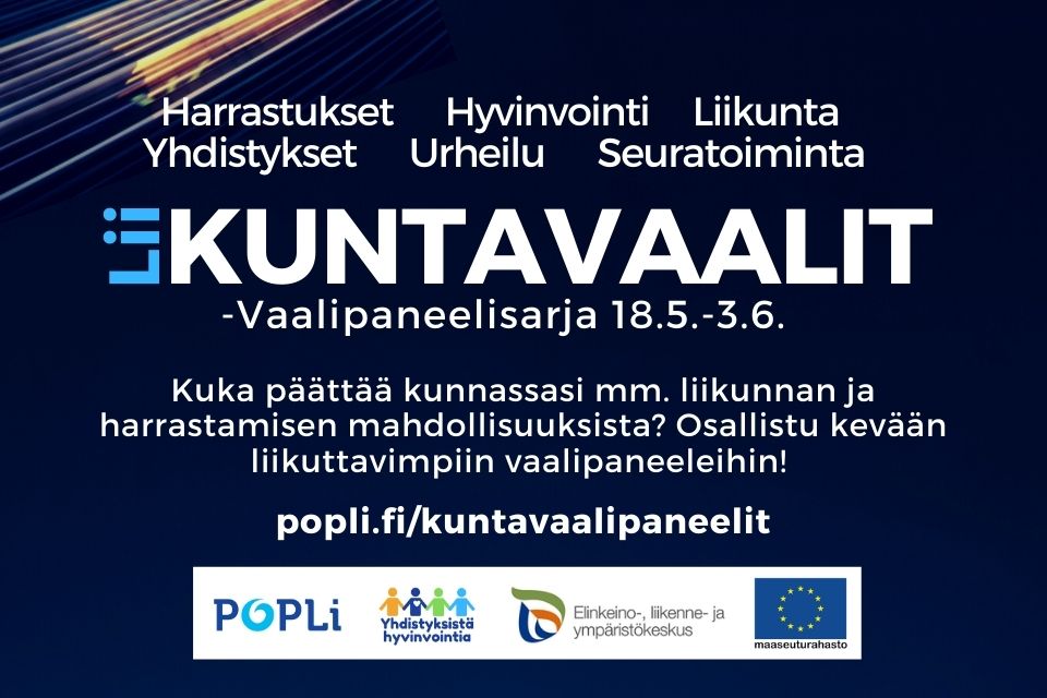 Kuntavaalit -vaalipaneelisarja 18.5.–3.6.