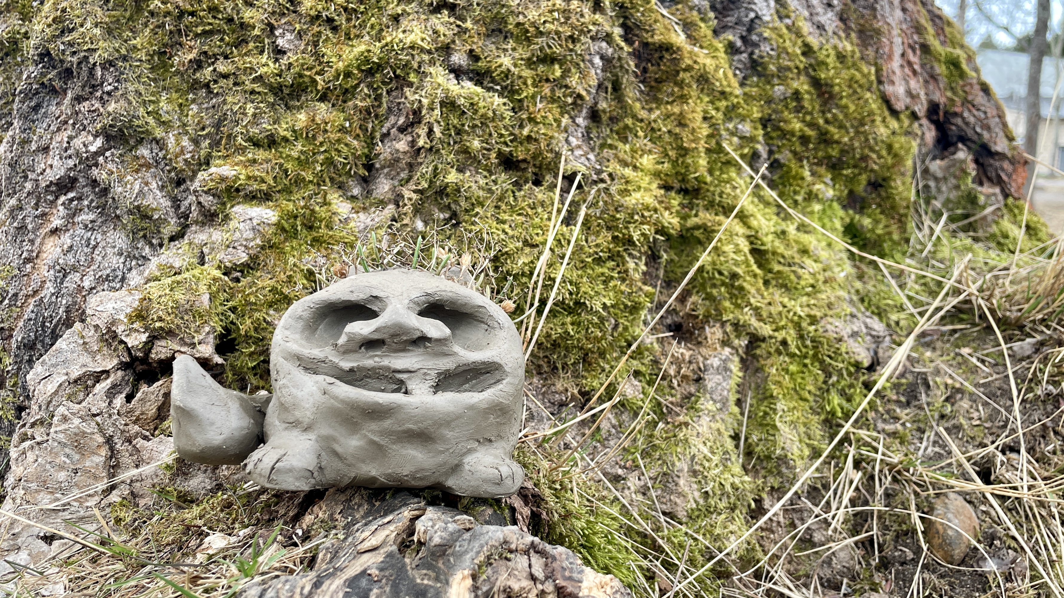 Forest spirits from clay