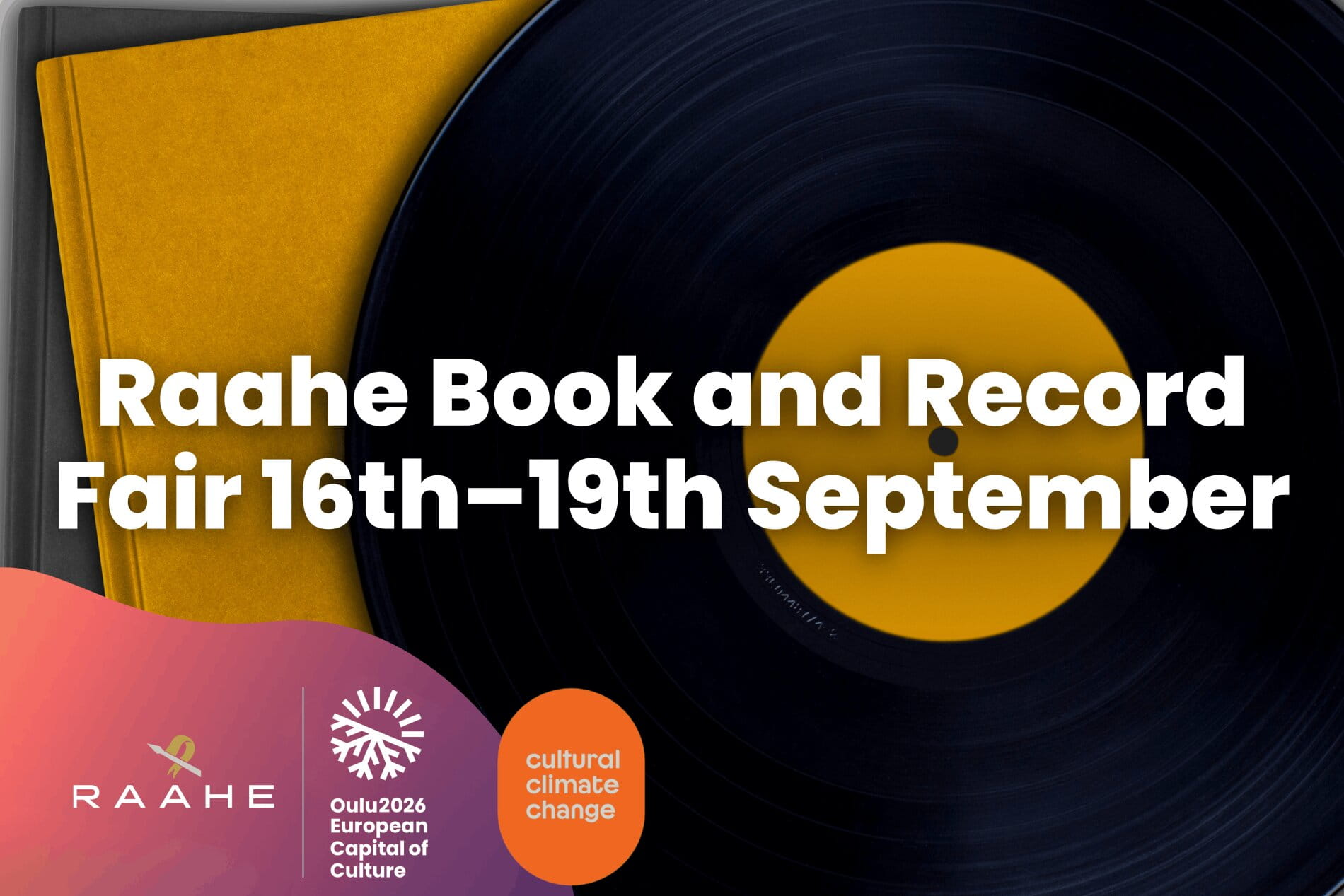 Raahe Book & Record Fair, 16–19.9.