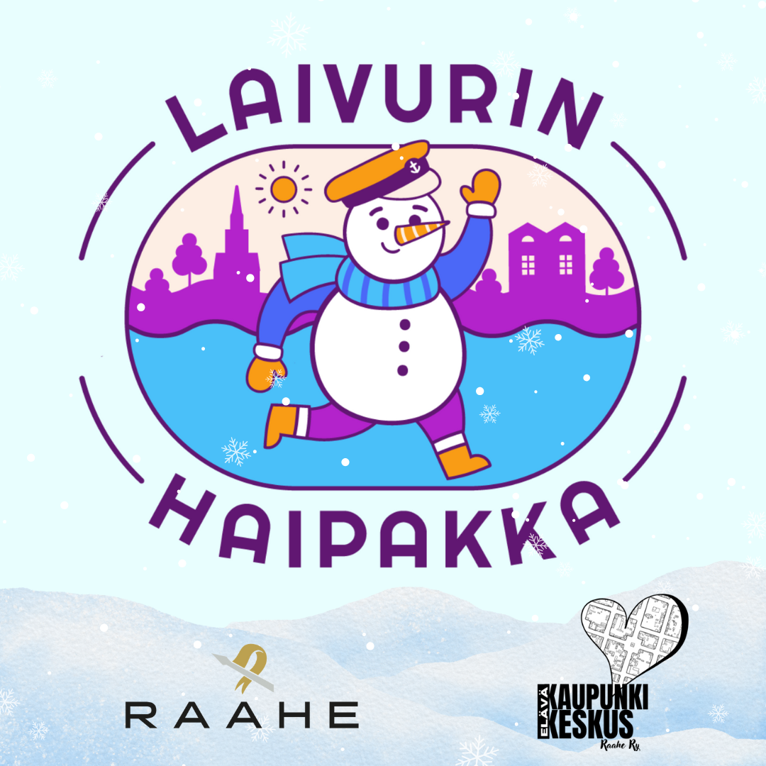 Laivurin Haipakan tapahtumalogo sekä järjestäjien logot.