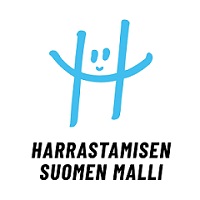 Harrastamisen Suomen malli virallinen logo.