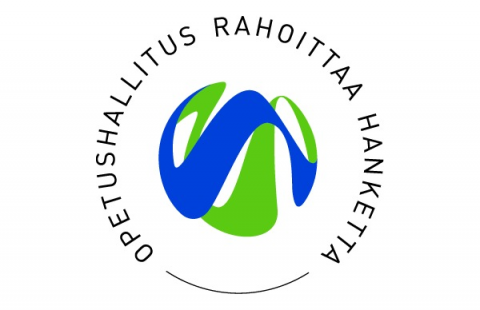 Opetushallituksen logo, jossa on teksti opetushallitus rahoittaa hanketta.