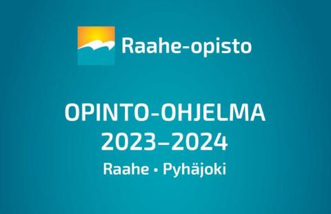 Raahe-opiston ohjelman kansikuva