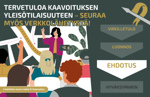 Mainoskuva yleisötilaisuudesta.