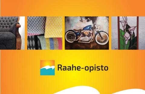 Oranssinkeltainen kansilehti, missä opetukseen liittyviä valokuvia