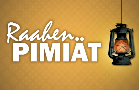 Raahen Pimiät -logo.