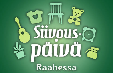Siivouspäivä Raahessa 24.5.2025 tapahtumamainos.