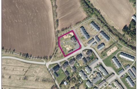 Akm 247 aluerajaus ilmakuvassa Akm 247 aluerajaus ilmakuvassa. Kuva: Raahen kaupunki, kaavoitus, 2022.