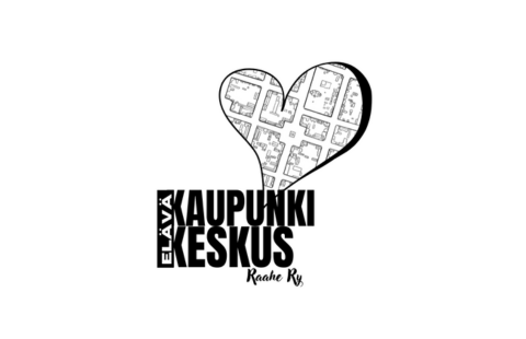 Elävä kaupunkikeskus Raahe ry logotyp.