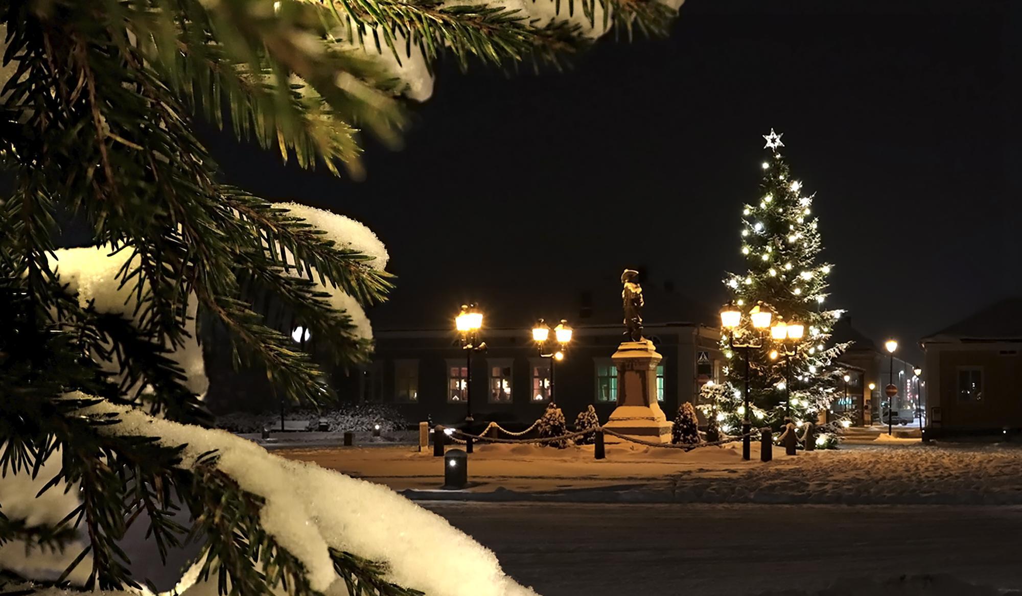 Pekkatori in a Christmas atmosphere.
