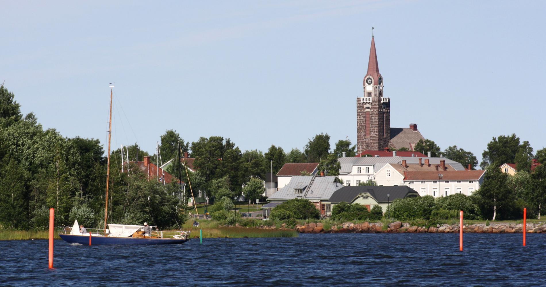 Museonranta mereltä päin. Kuva: Leena Harju.